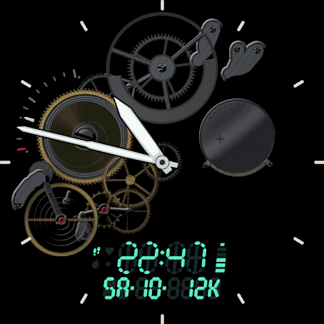 Mecha Digi - Always-on display