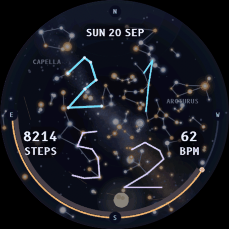 Stardome - Raise your wrist and the time lights up