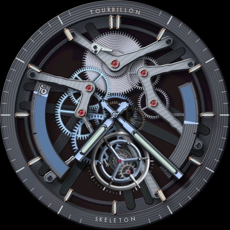 Skeleton - Blued steel