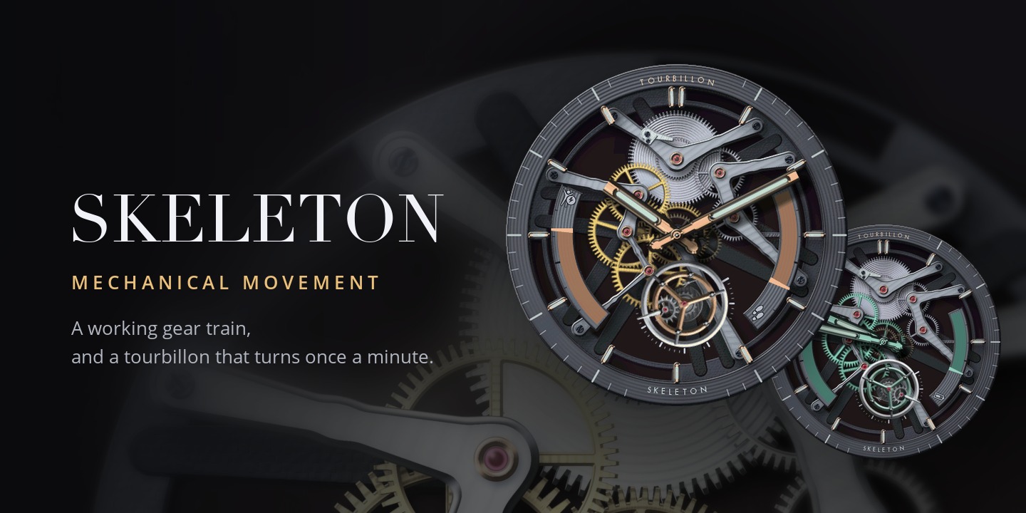 Skeleton - Garmin watch face