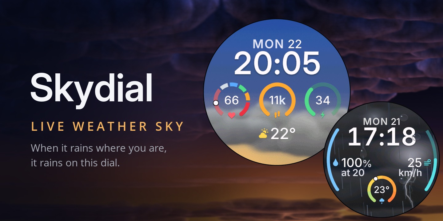 Skydial - Garmin watch face