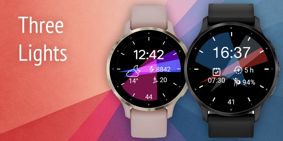 Three Lights - Garmin watch face